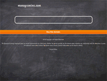 Tablet Screenshot of monograminc.com